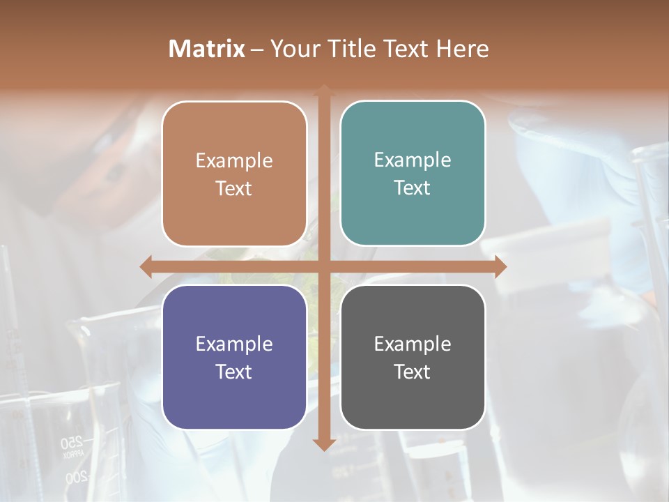 Science Agronomy Holding PowerPoint Template