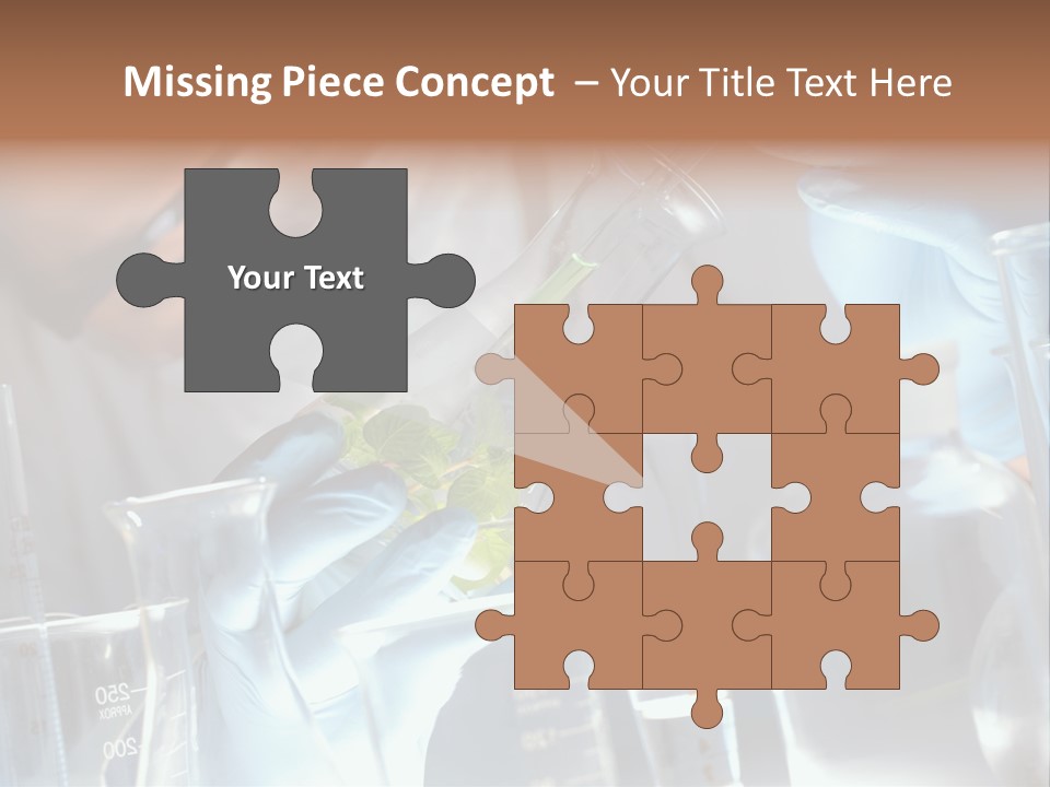 Science Agronomy Holding PowerPoint Template