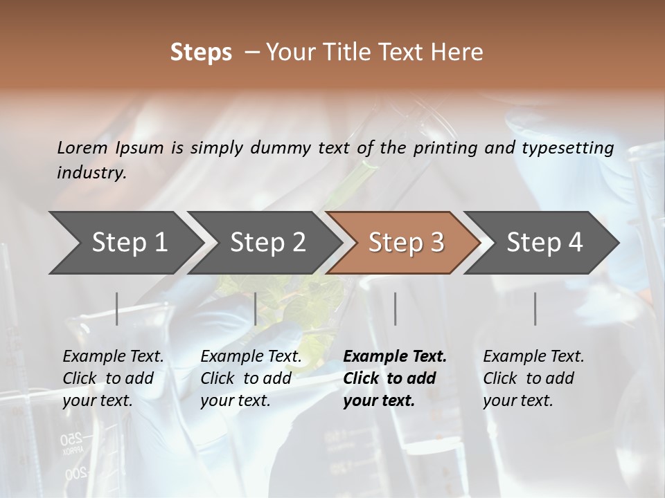 Science Agronomy Holding PowerPoint Template