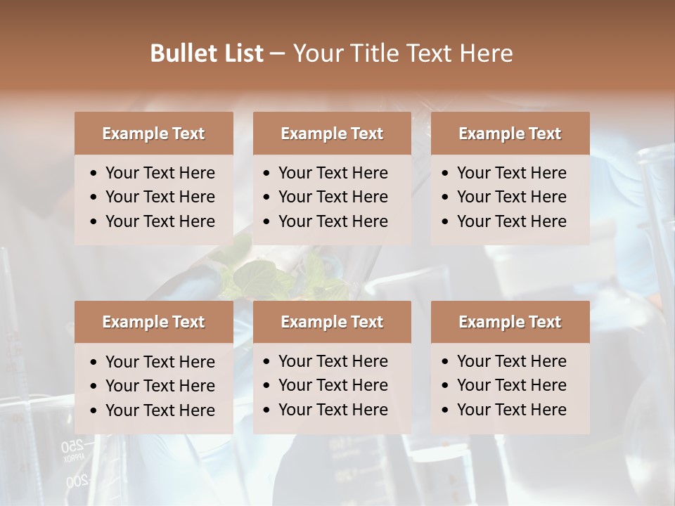 Science Agronomy Holding PowerPoint Template