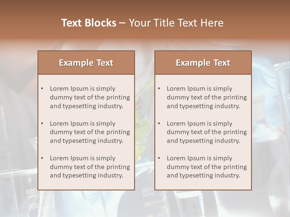 Science Agronomy Holding PowerPoint Template