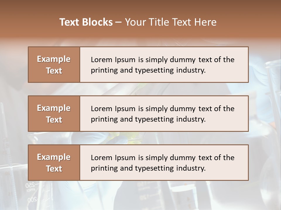 Science Agronomy Holding PowerPoint Template