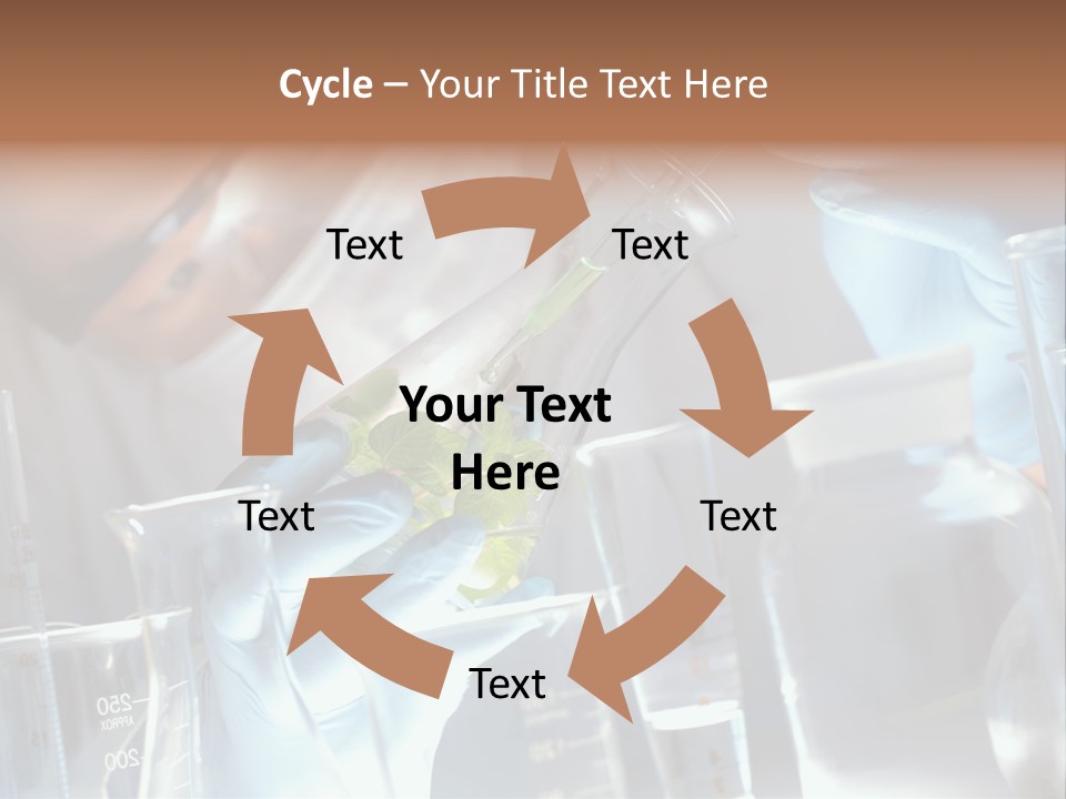 Science Agronomy Holding PowerPoint Template