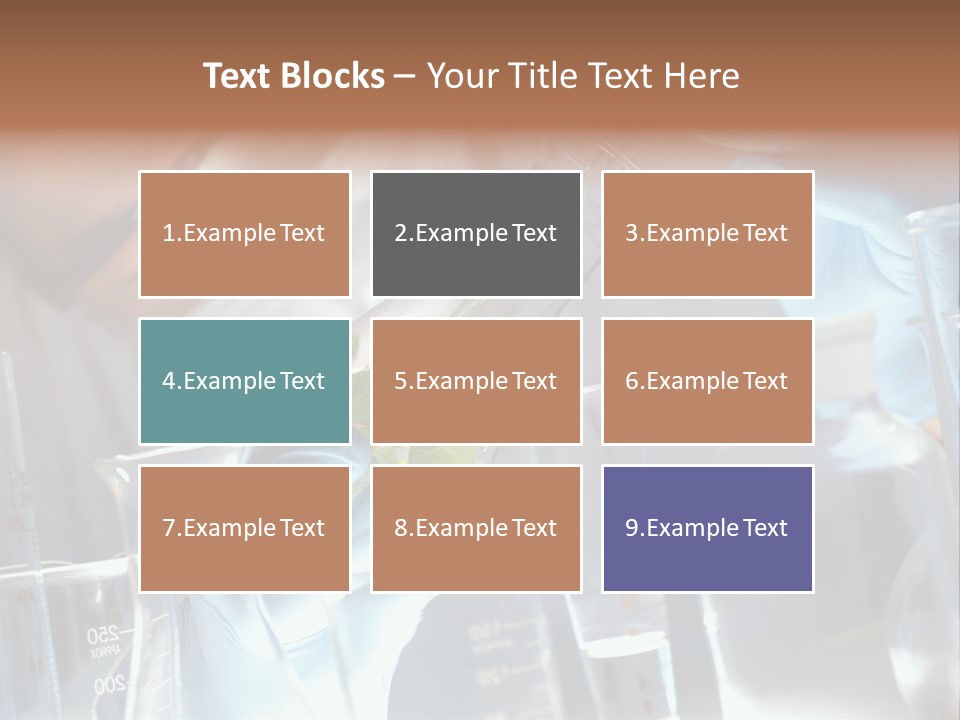 Science Agronomy Holding PowerPoint Template