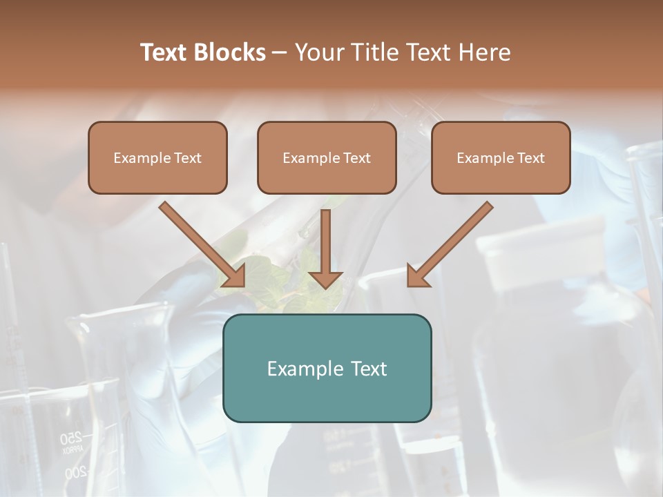 Science Agronomy Holding PowerPoint Template
