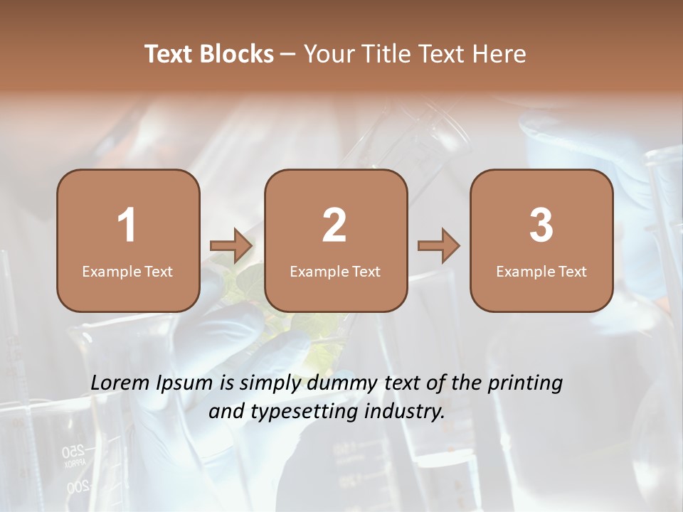 Science Agronomy Holding PowerPoint Template