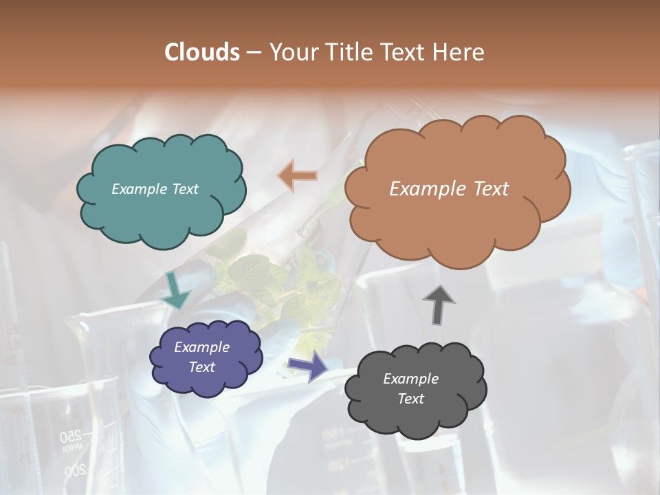 Science Agronomy Holding PowerPoint Template