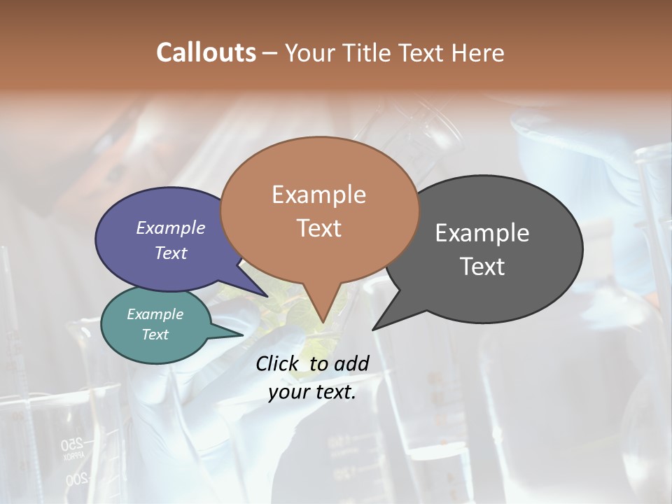 Science Agronomy Holding PowerPoint Template