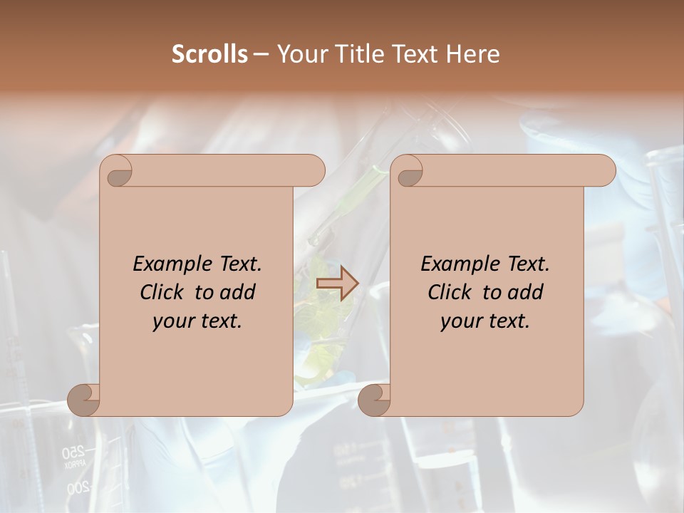 Science Agronomy Holding PowerPoint Template