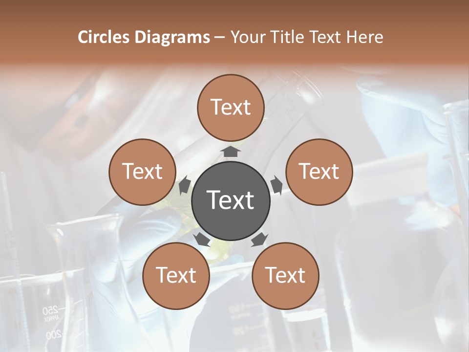 Science Agronomy Holding PowerPoint Template