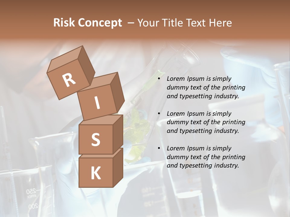 Science Agronomy Holding PowerPoint Template