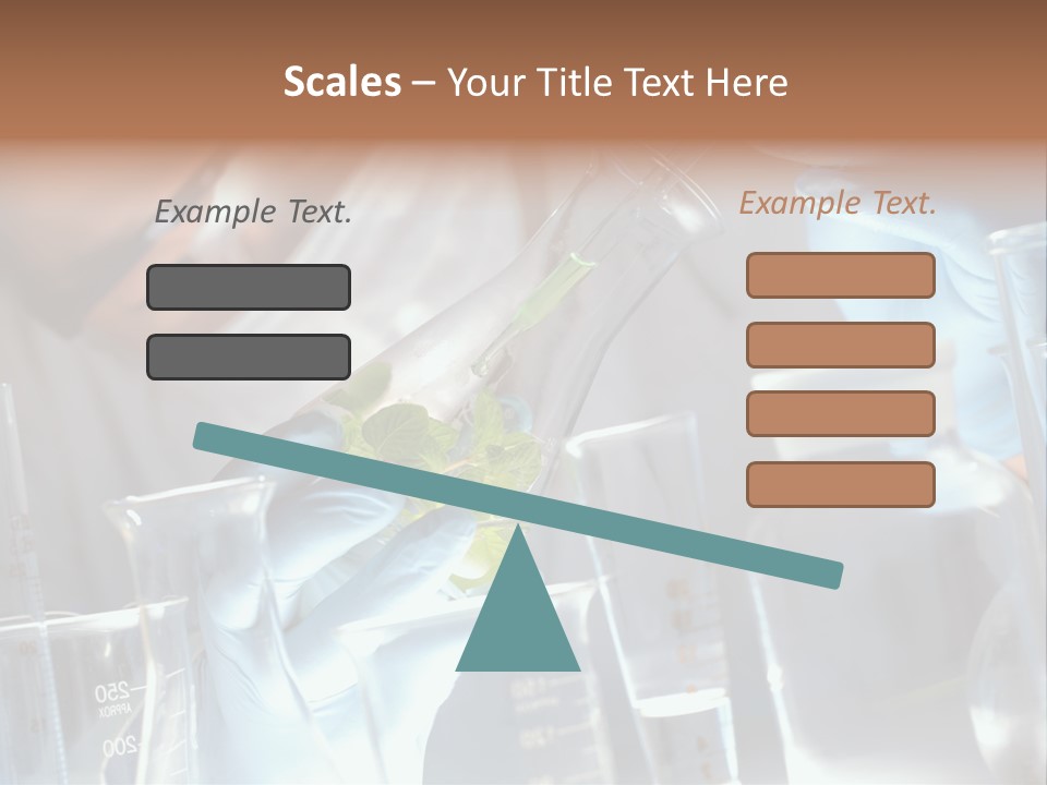 Science Agronomy Holding PowerPoint Template