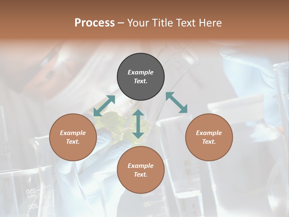 Science Agronomy Holding PowerPoint Template