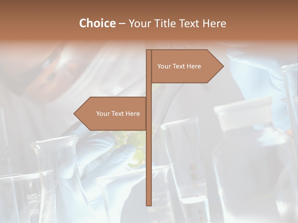 Science Agronomy Holding PowerPoint Template