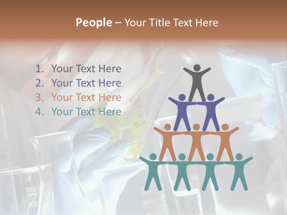 Science Agronomy Holding PowerPoint Template