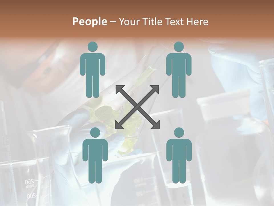 Science Agronomy Holding PowerPoint Template