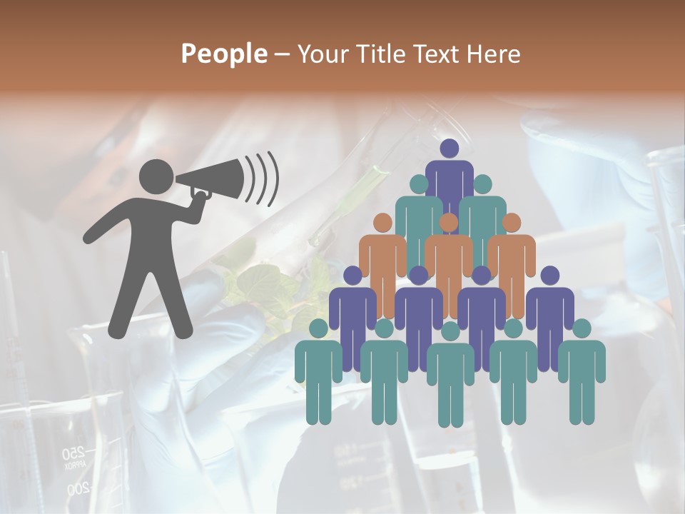 Science Agronomy Holding PowerPoint Template