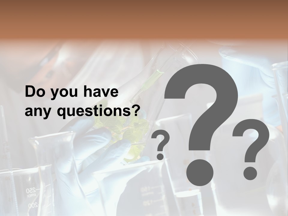 Science Agronomy Holding PowerPoint Template