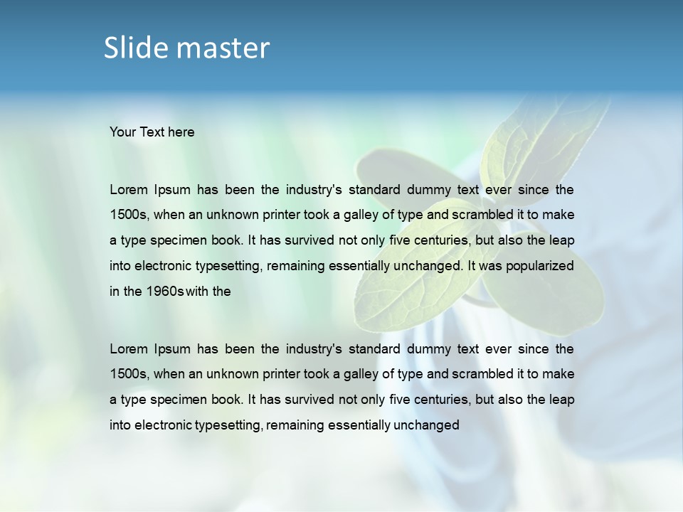 Environment Engineering Life PowerPoint Template