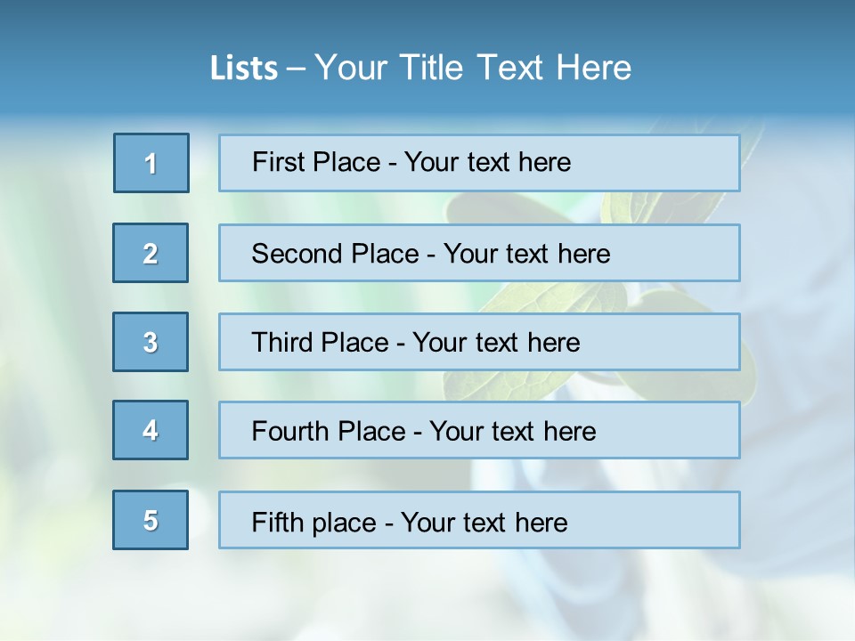 Environment Engineering Life PowerPoint Template