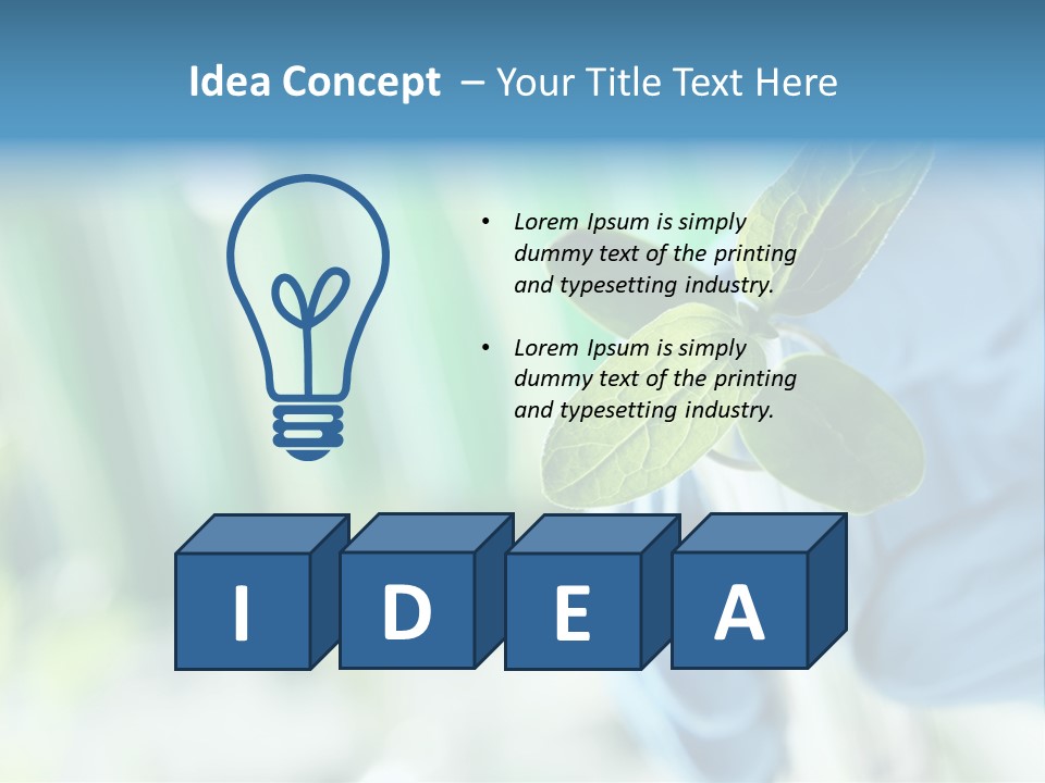 Environment Engineering Life PowerPoint Template