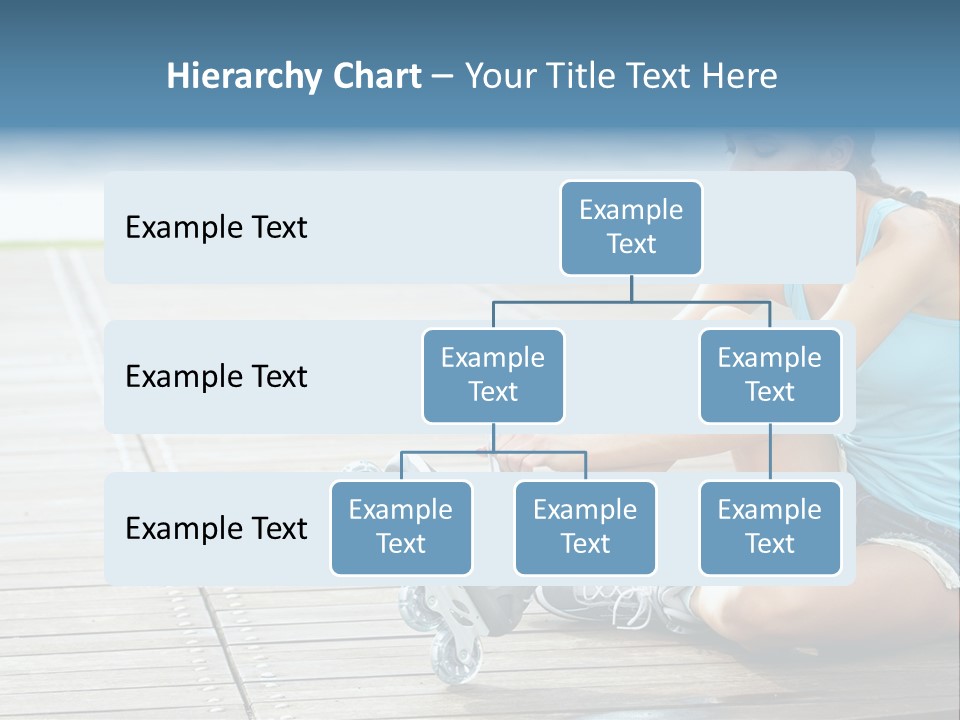Rollerblade Nature Green PowerPoint Template