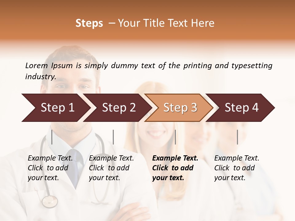Man Intern Professional PowerPoint Template
