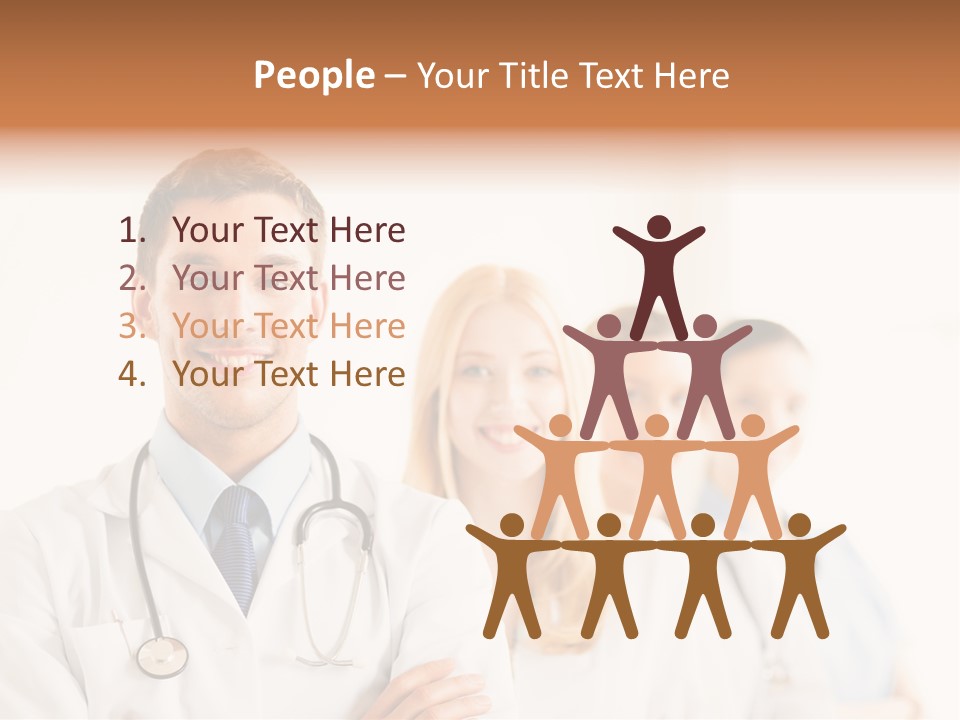 Man Intern Professional PowerPoint Template