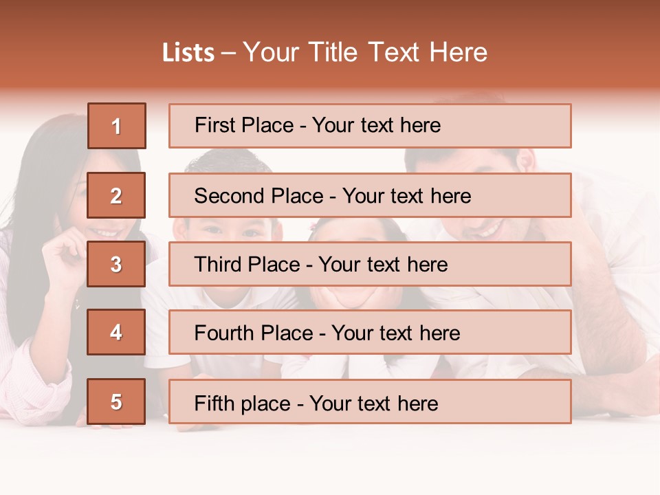 Relationship Man Family PowerPoint Template