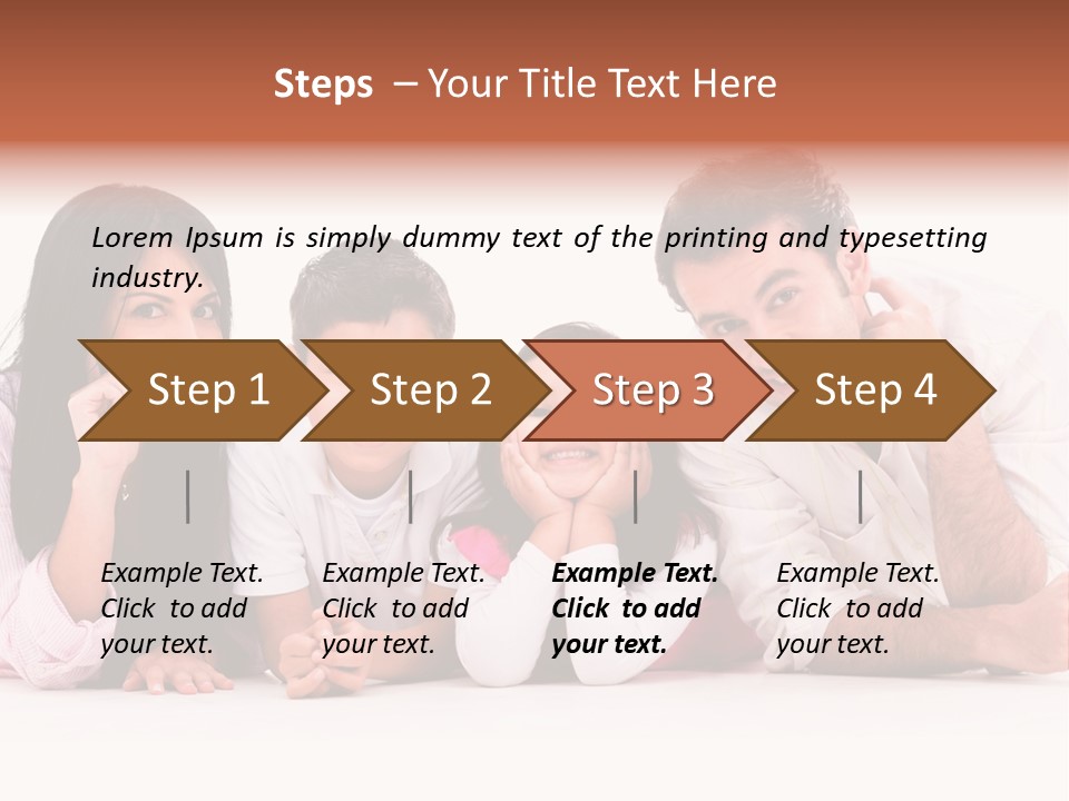 Relationship Man Family PowerPoint Template