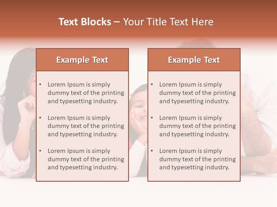 Relationship Man Family PowerPoint Template