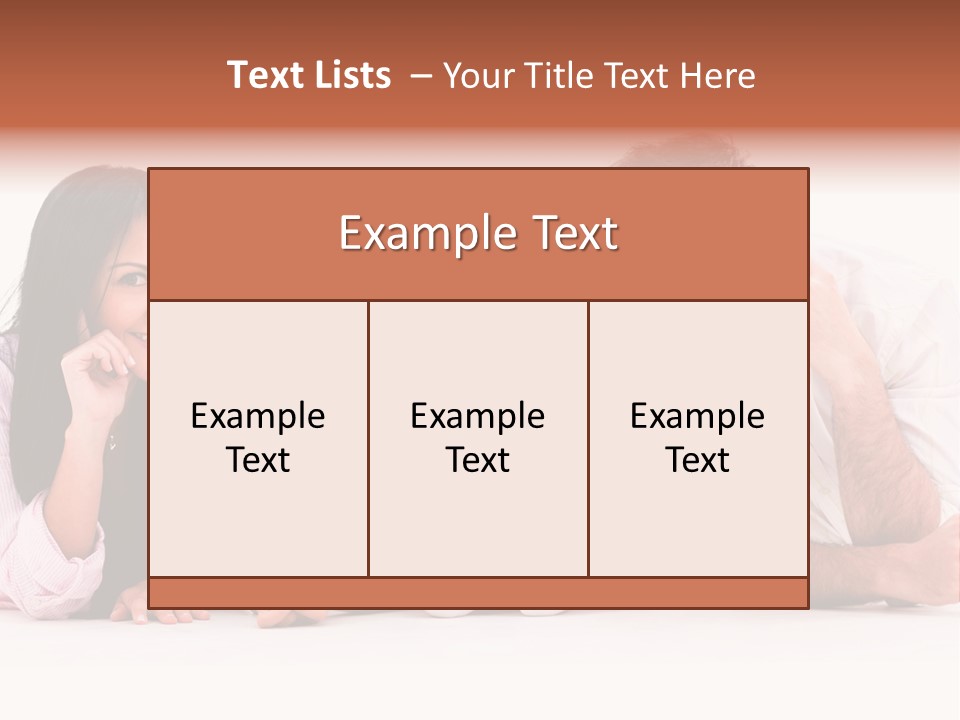 Relationship Man Family PowerPoint Template