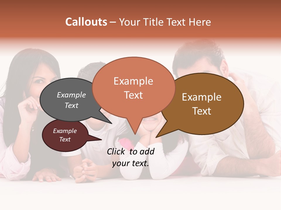 Relationship Man Family PowerPoint Template