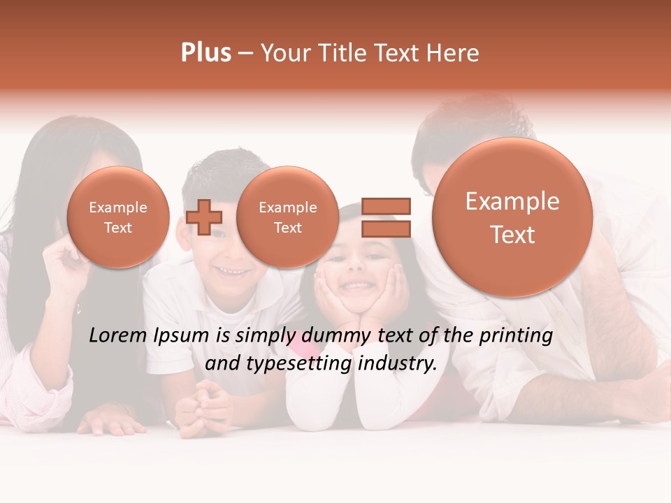 Relationship Man Family PowerPoint Template