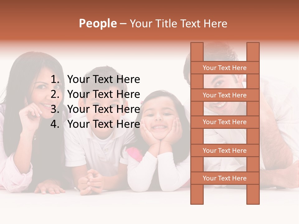 Relationship Man Family PowerPoint Template