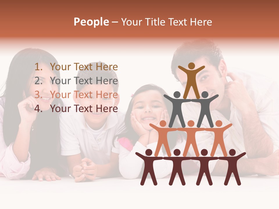 Relationship Man Family PowerPoint Template