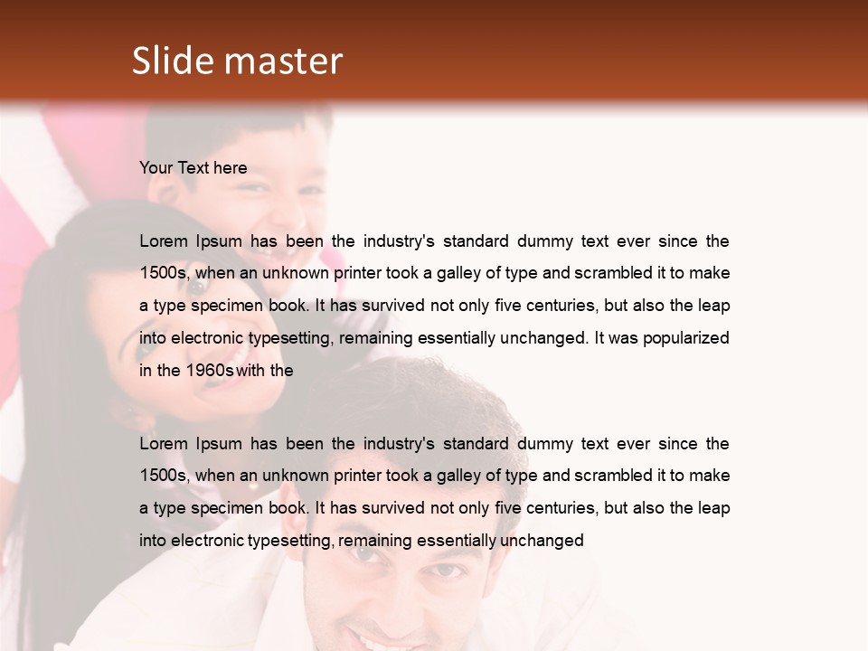 Smile Person Together PowerPoint Template