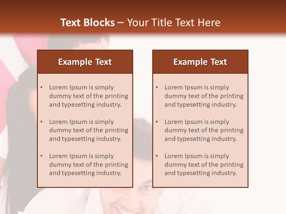 Smile Person Together PowerPoint Template