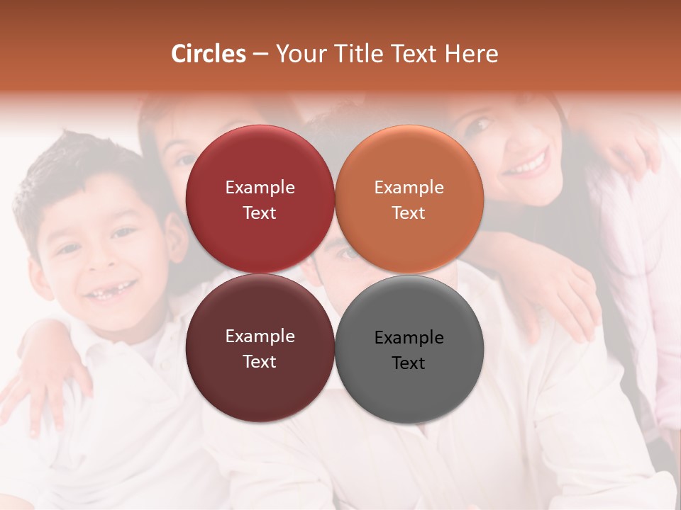 Smile Background Female PowerPoint Template