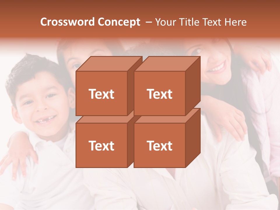 Smile Background Female PowerPoint Template