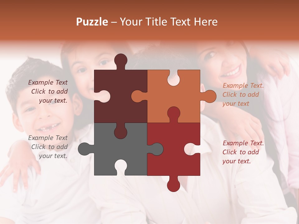 Smile Background Female PowerPoint Template