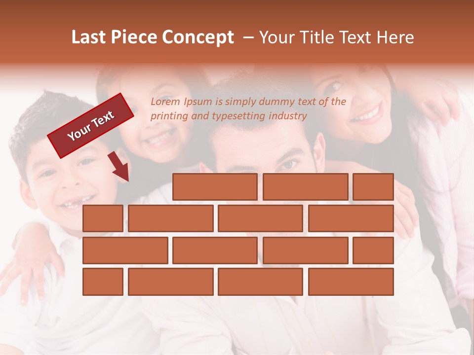 Smile Background Female PowerPoint Template