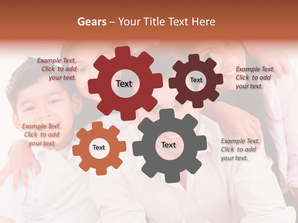 Smile Background Female PowerPoint Template