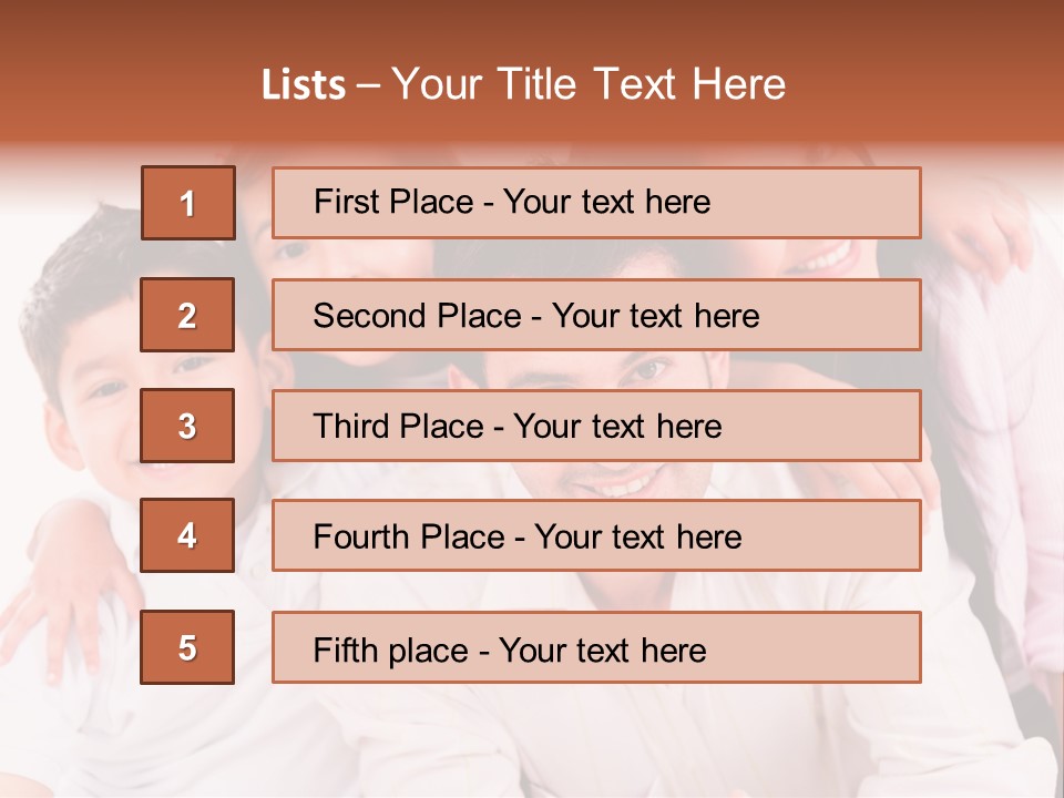 Smile Background Female PowerPoint Template