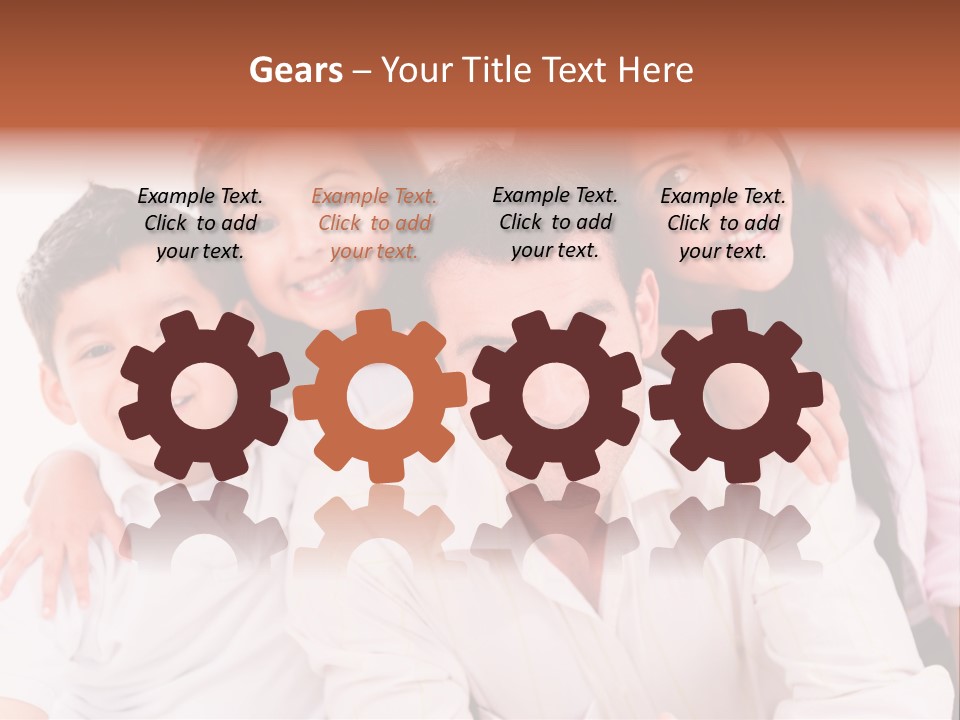 Smile Background Female PowerPoint Template