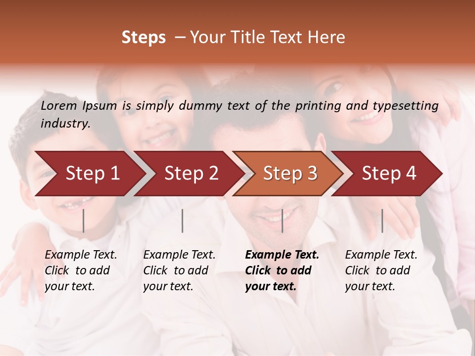 Smile Background Female PowerPoint Template