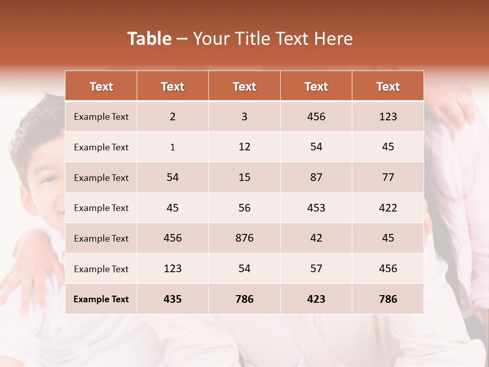 Smile Background Female PowerPoint Template