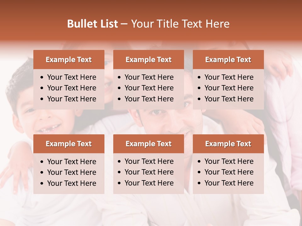 Smile Background Female PowerPoint Template