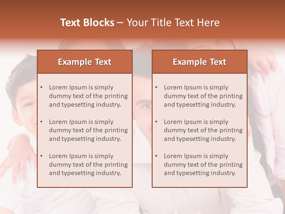 Smile Background Female PowerPoint Template