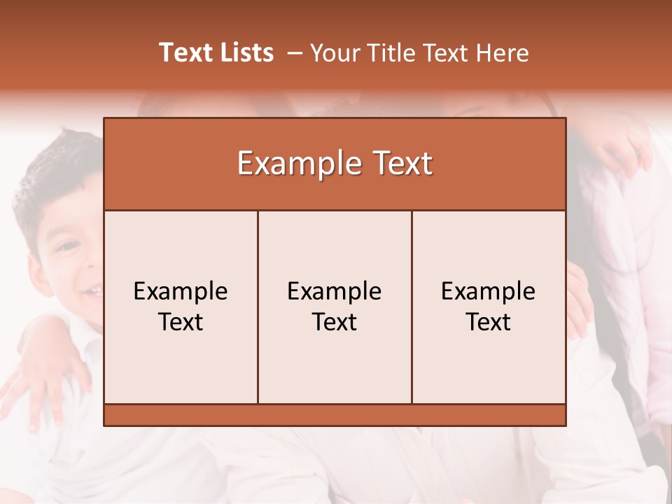 Smile Background Female PowerPoint Template